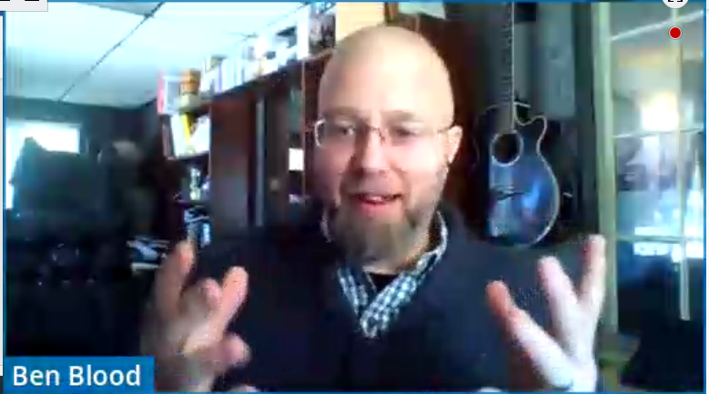 NPRC English Instructor, Ben Blood teaching