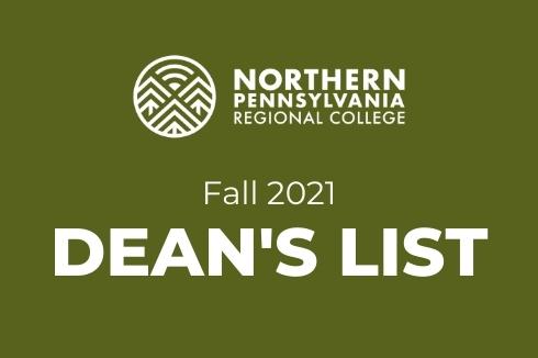 Dean's List Fall 2021 NPRC